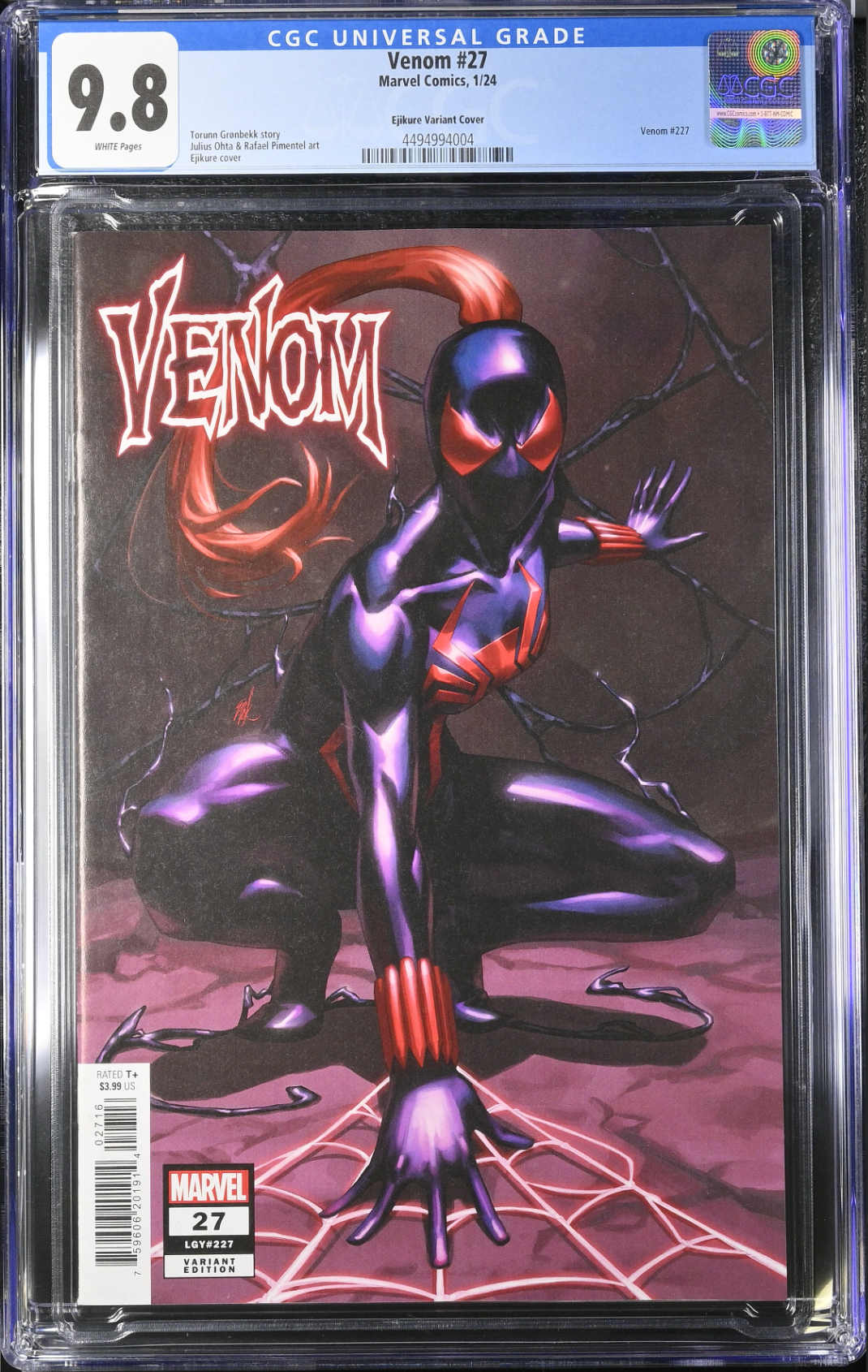 Venom #27 Ejikure 1:25 Retailer Incentive Variant CGC 9.8