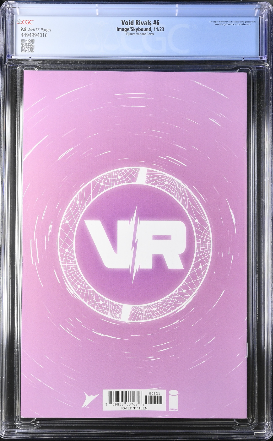 Void Rivals #6 Ejikure 1:10 Retailer Incentive Variant CGC 9.8