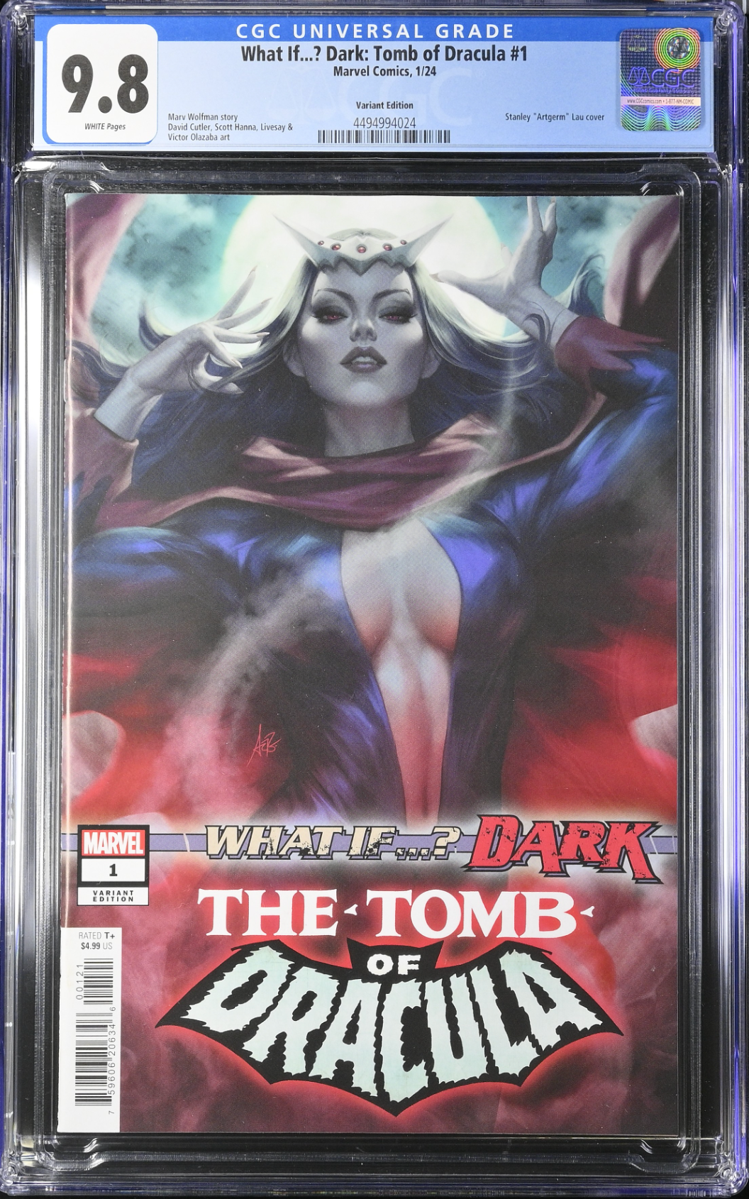 What If...? Dark: Tomb of Dracula #1 Artgerm Variant CGC 9.8