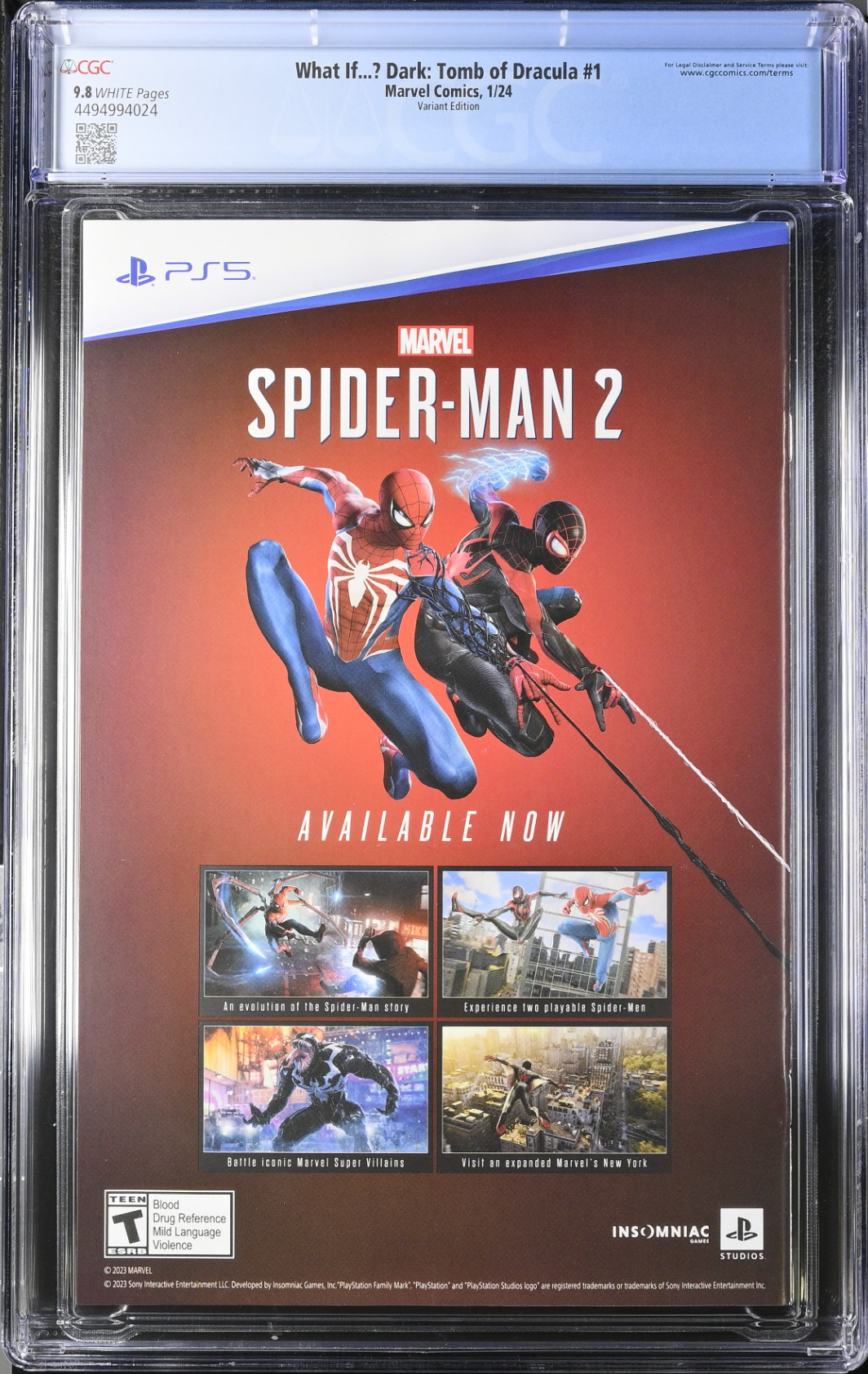 What If...? Dark: Tomb of Dracula #1 Artgerm Variant CGC 9.8