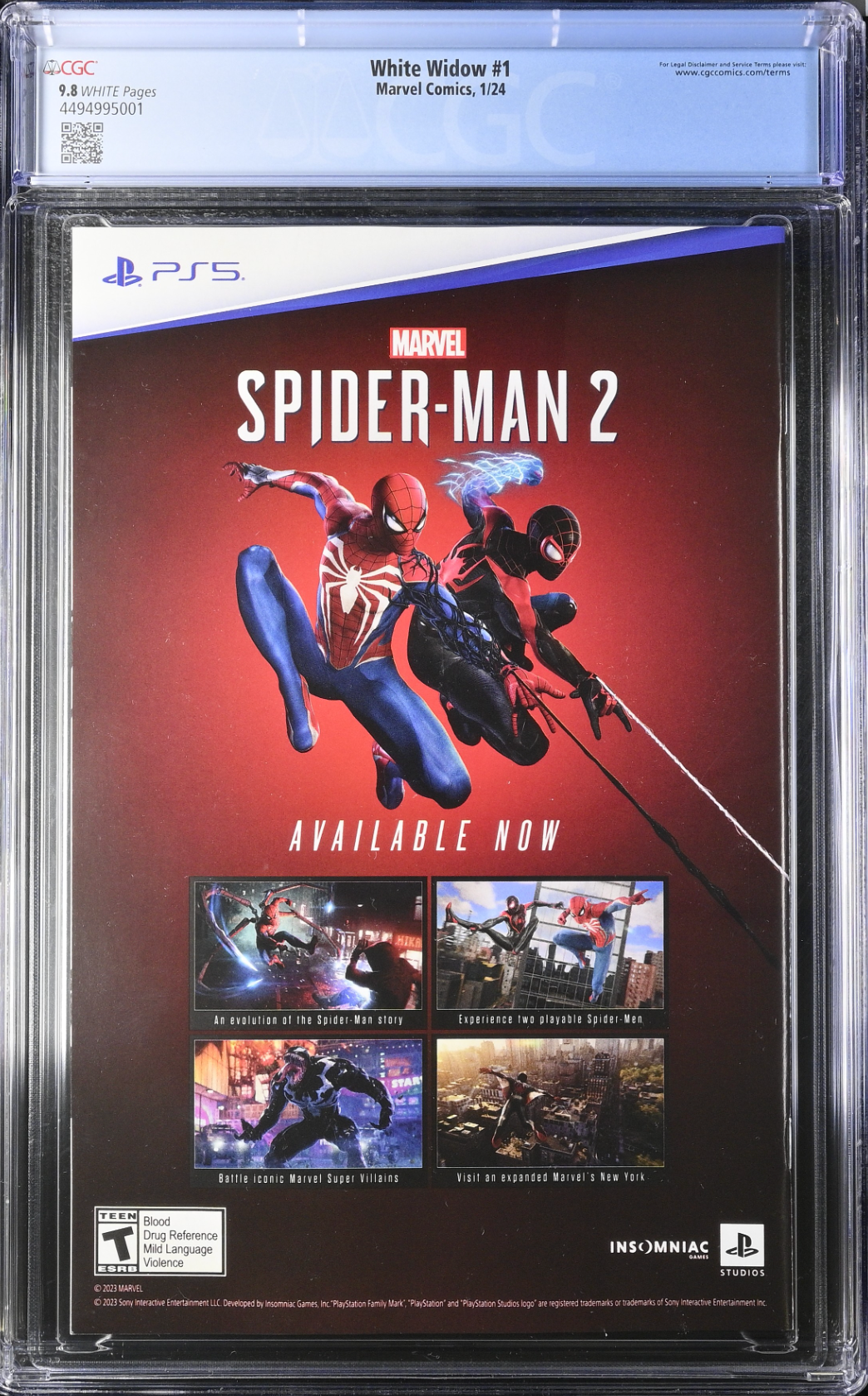 White Widow #1 CGC 9.8