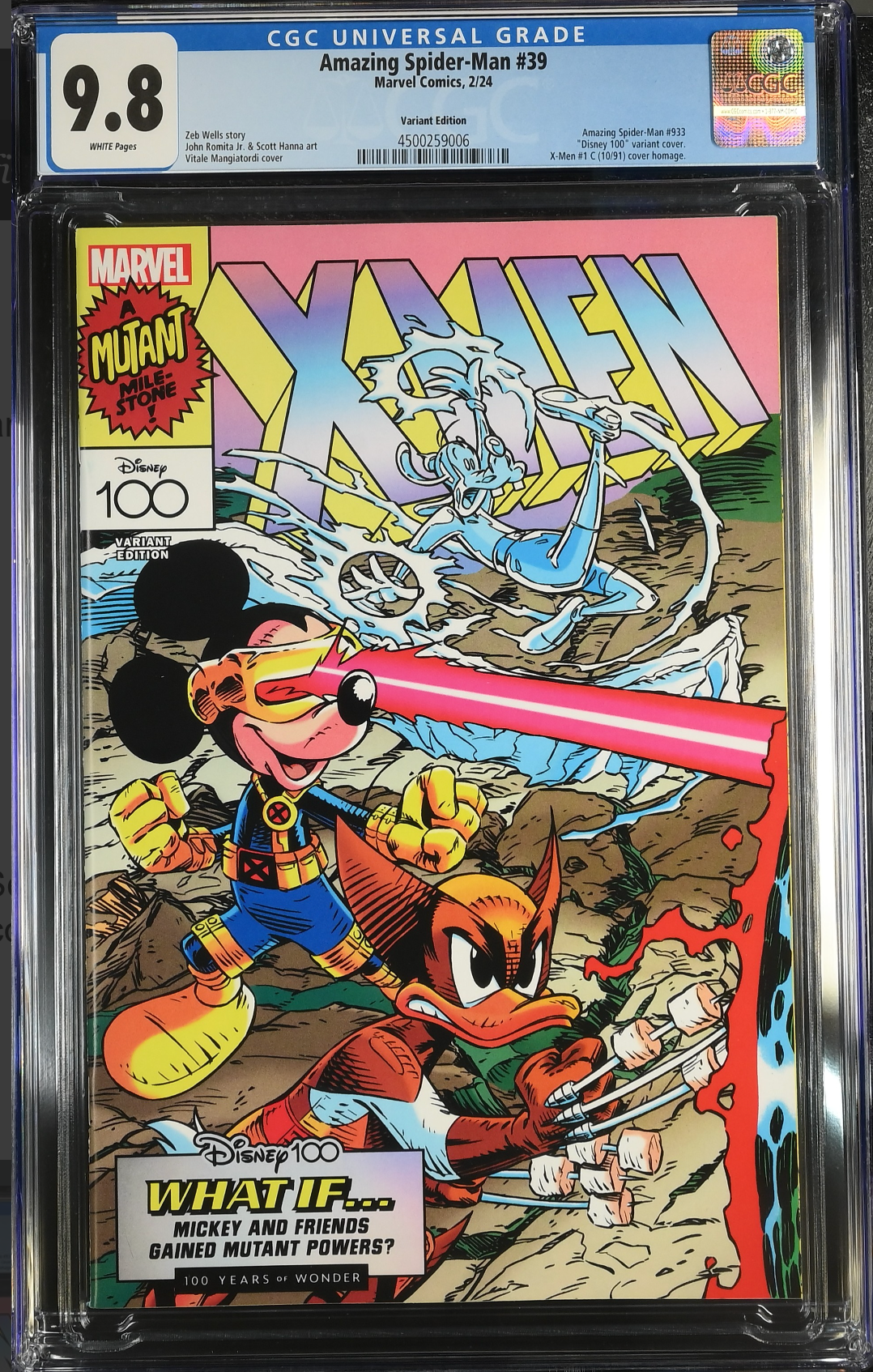 Amazing Spider-Man #39 Disney 100 Variant CGC 9.8