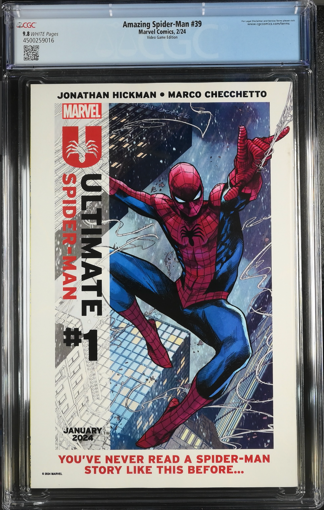 Amazing Spider-Man #39 Mandish Spider-Man 2 Tactical Suit Variant CGC 9.8
