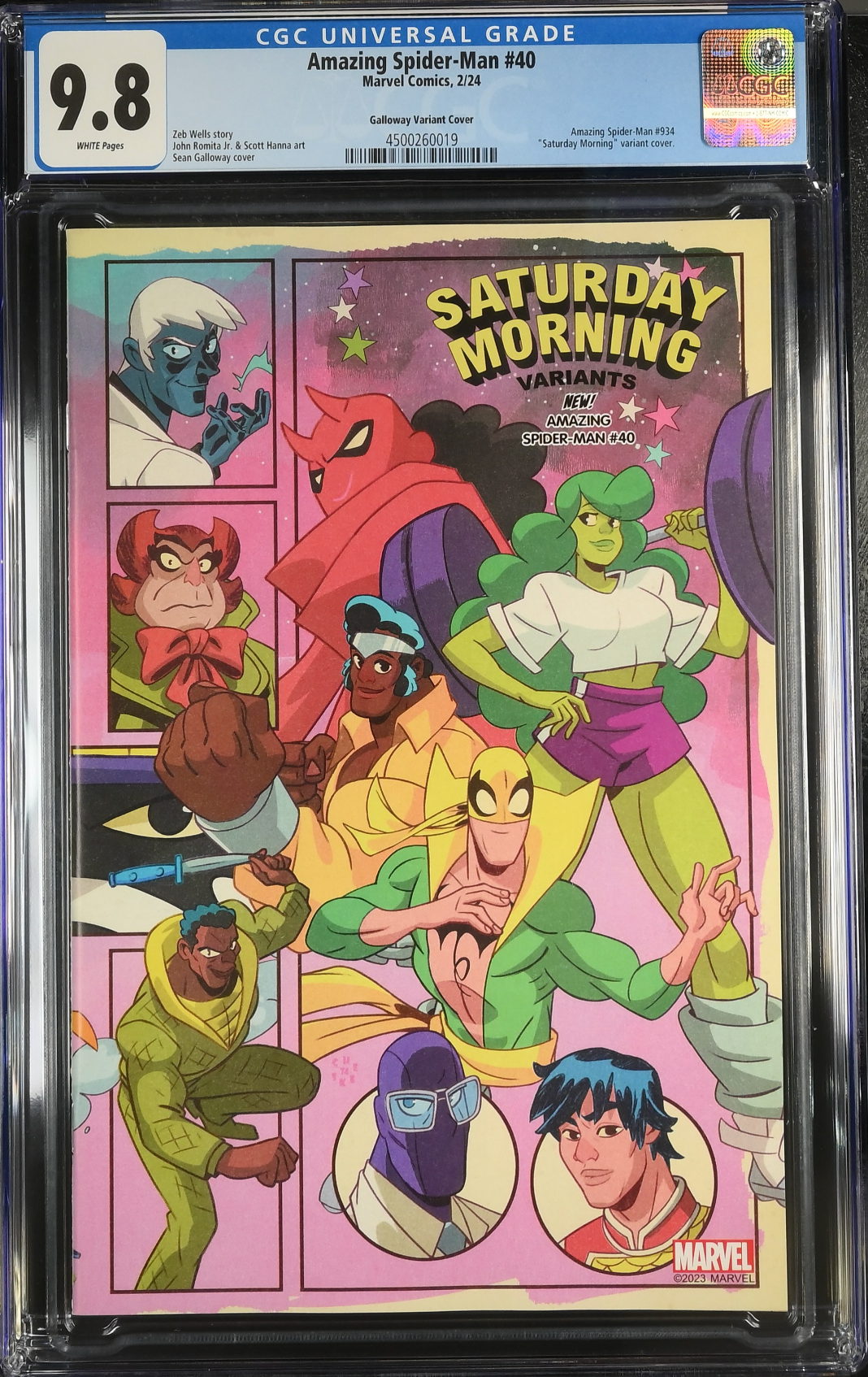 Amazing Spider-Man #40 Galloway Variant CGC 9.8