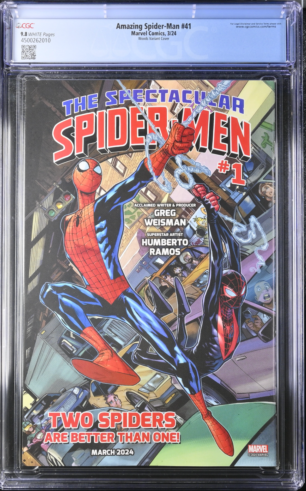 Amazing Spider-Man #41 Woods Variant CGC 9.8