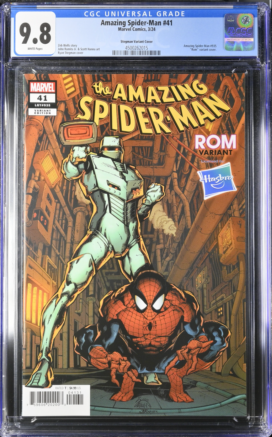 Amazing Spider-Man #41 Stegman Variant CGC 9.8