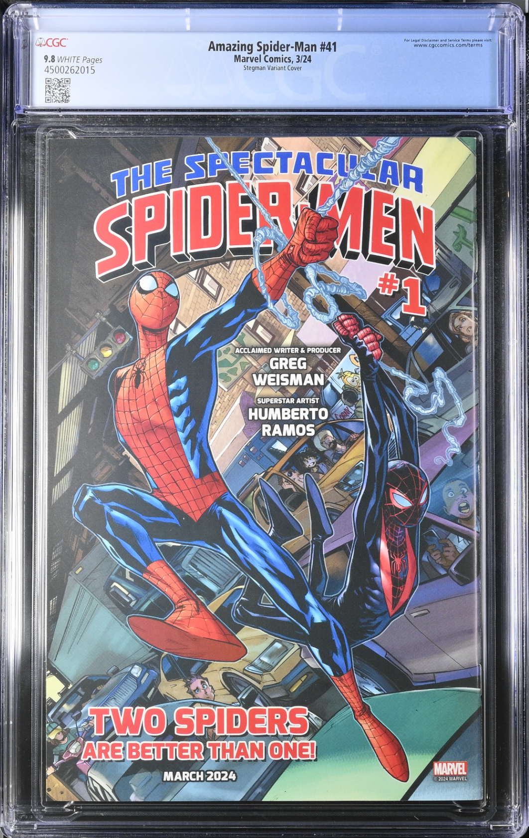 Amazing Spider-Man #41 Stegman Variant CGC 9.8