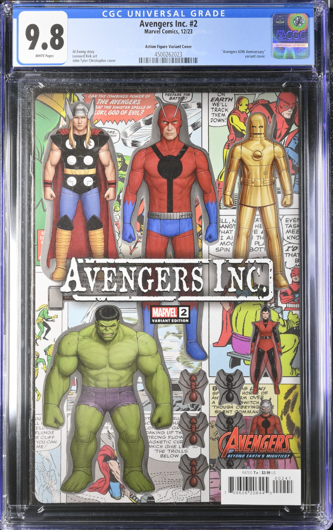 Avengers Inc. #2 Christopher Variant CGC 9.8