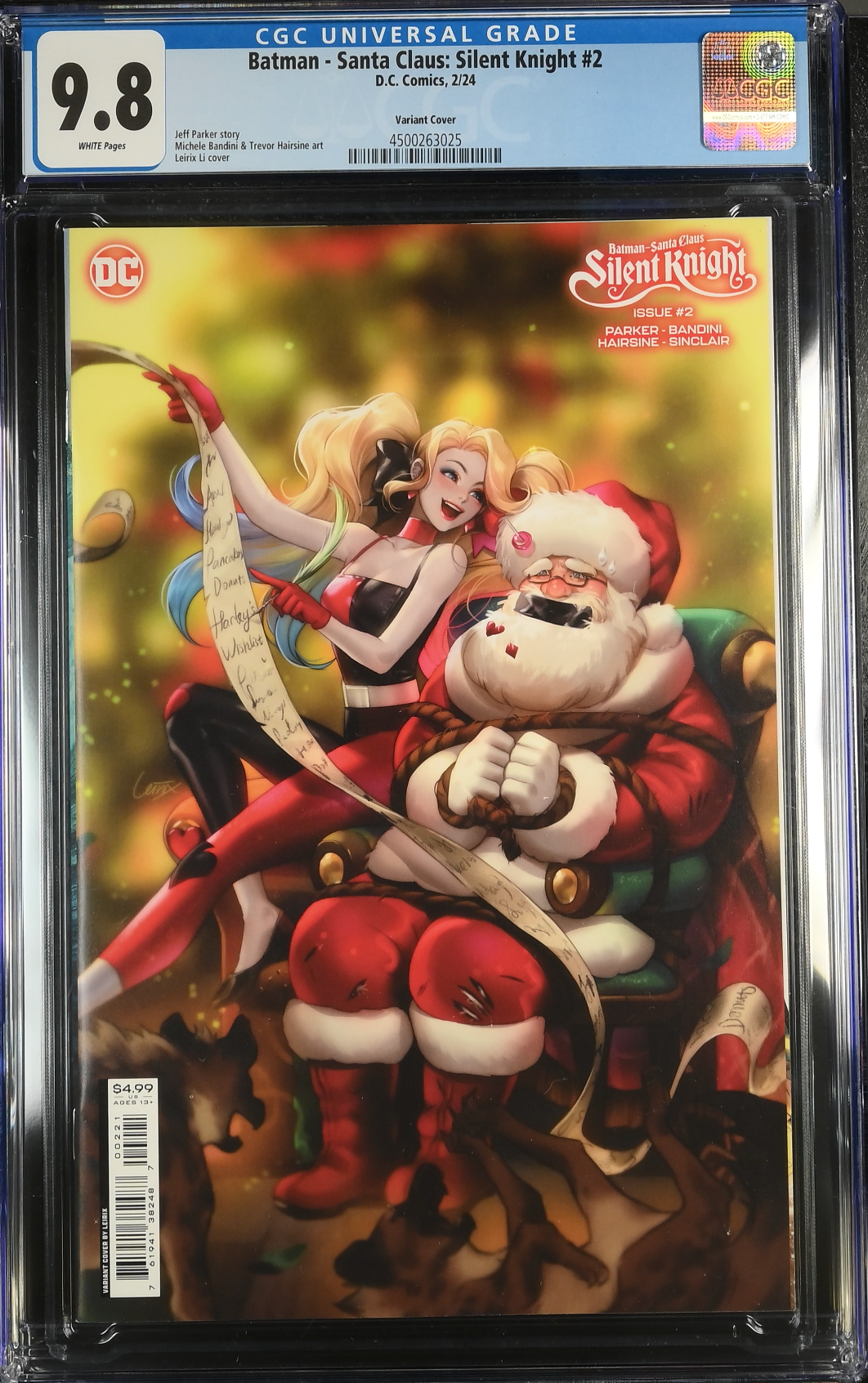 Batman/Santa Claus: Silent Knight #2 Li Variant CGC 9.8