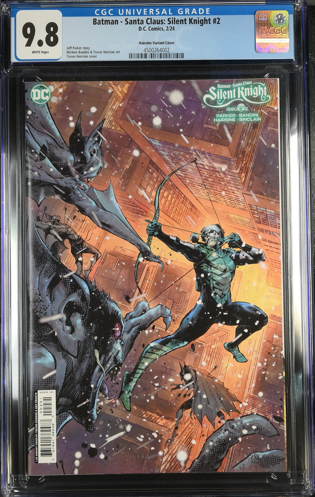 Batman/Santa Claus: Silent Knight #2 Hairsine 1:25 Retailer Incentive Variant CGC 9.8