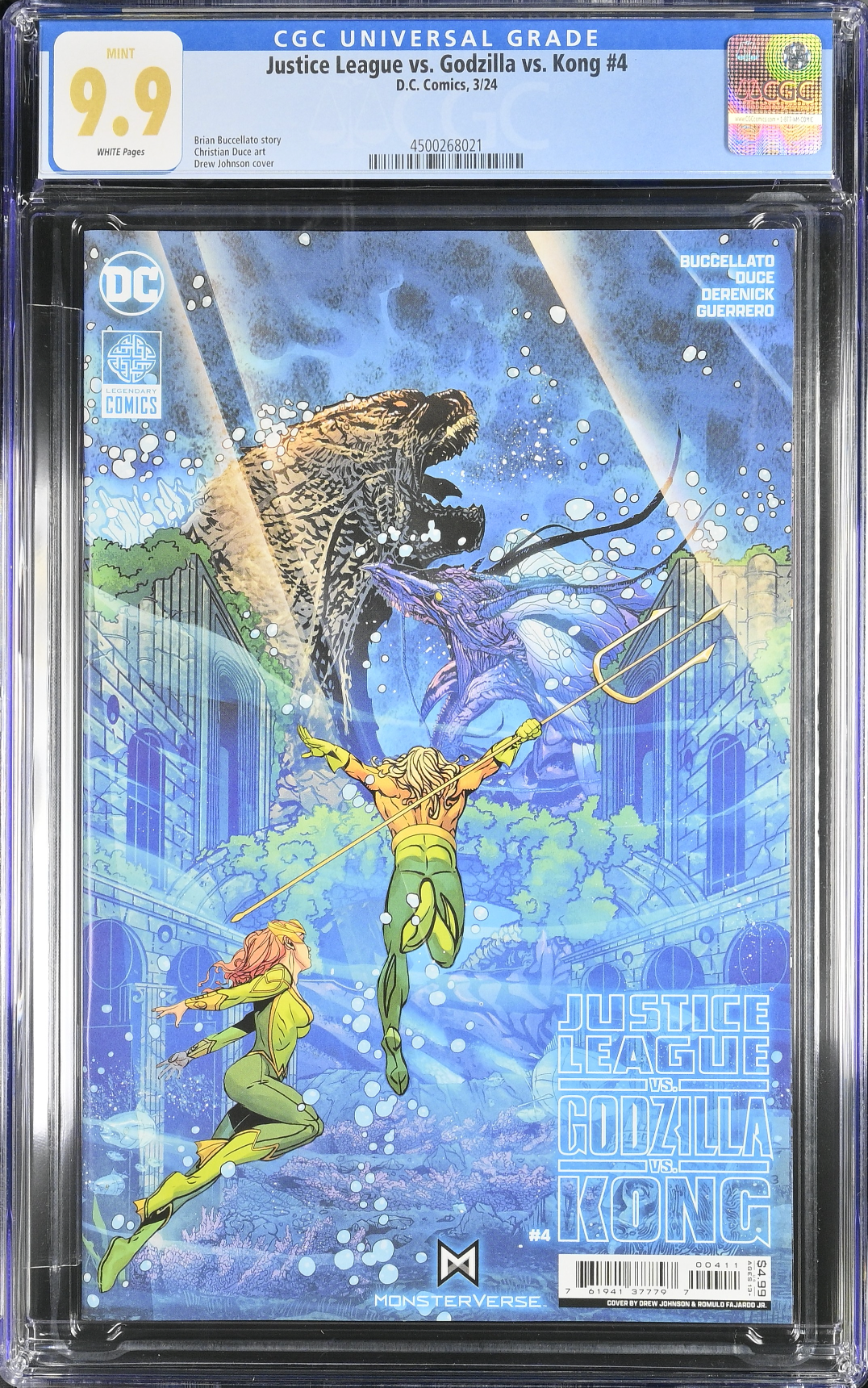 Justice League vs. Godzilla vs. Kong #4 CGC 9.9