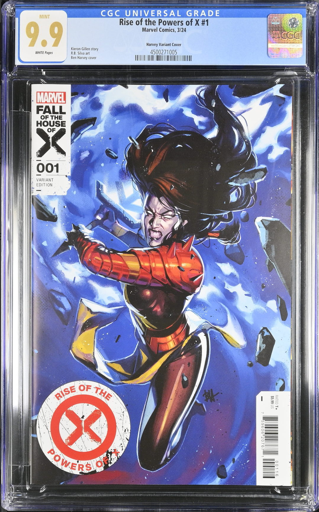 Rise of the Powers of X #1 Harvey 1:25 Retailer Incentive Variant CGC 9.9