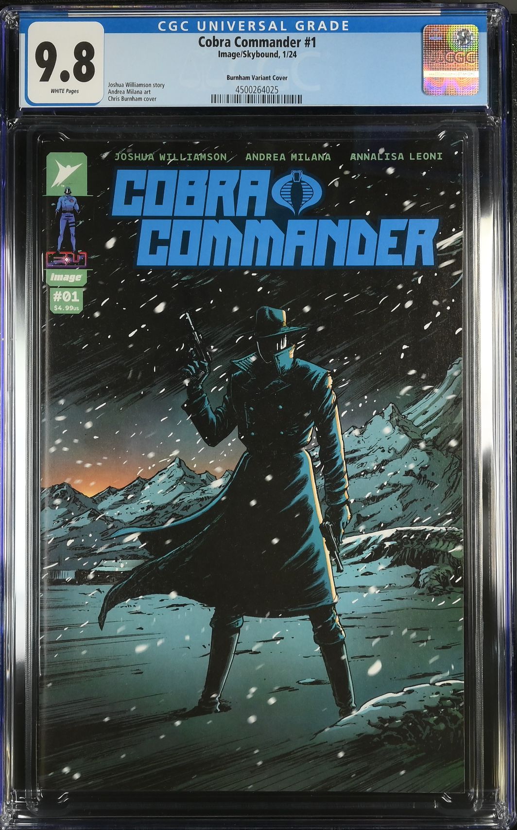 Cobra Commander #1 - Cover C - Boss 1:10 Retailer Incentive Variant CGC 9.8