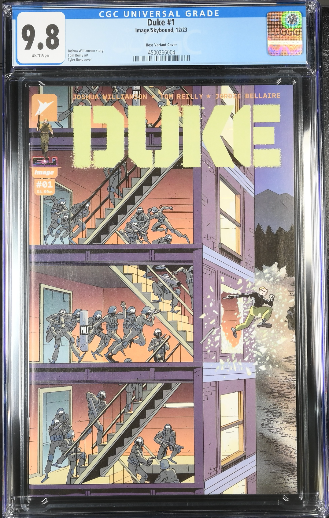Duke #1 - Cover C - Boss 1:10 Retailer Incentive Variant CGC 9.8