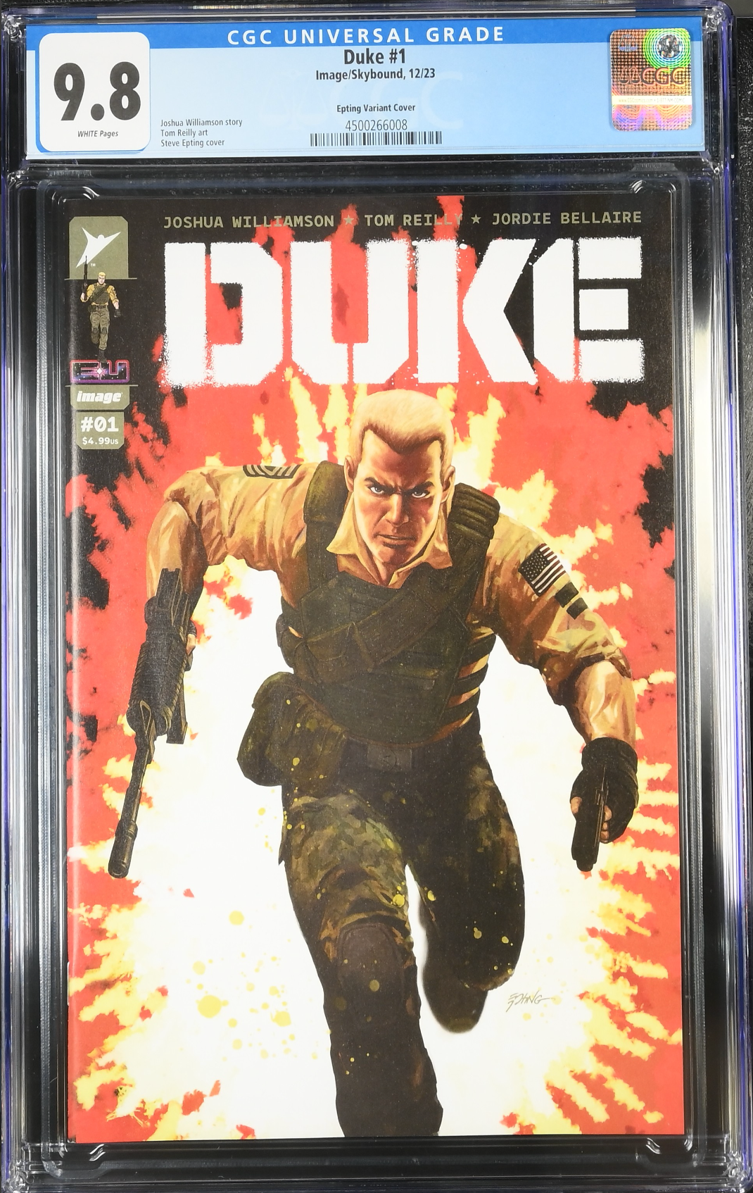 Duke #1 - Cover D - Epting 1:25 Retailer Incentive Variant CGC 9.8