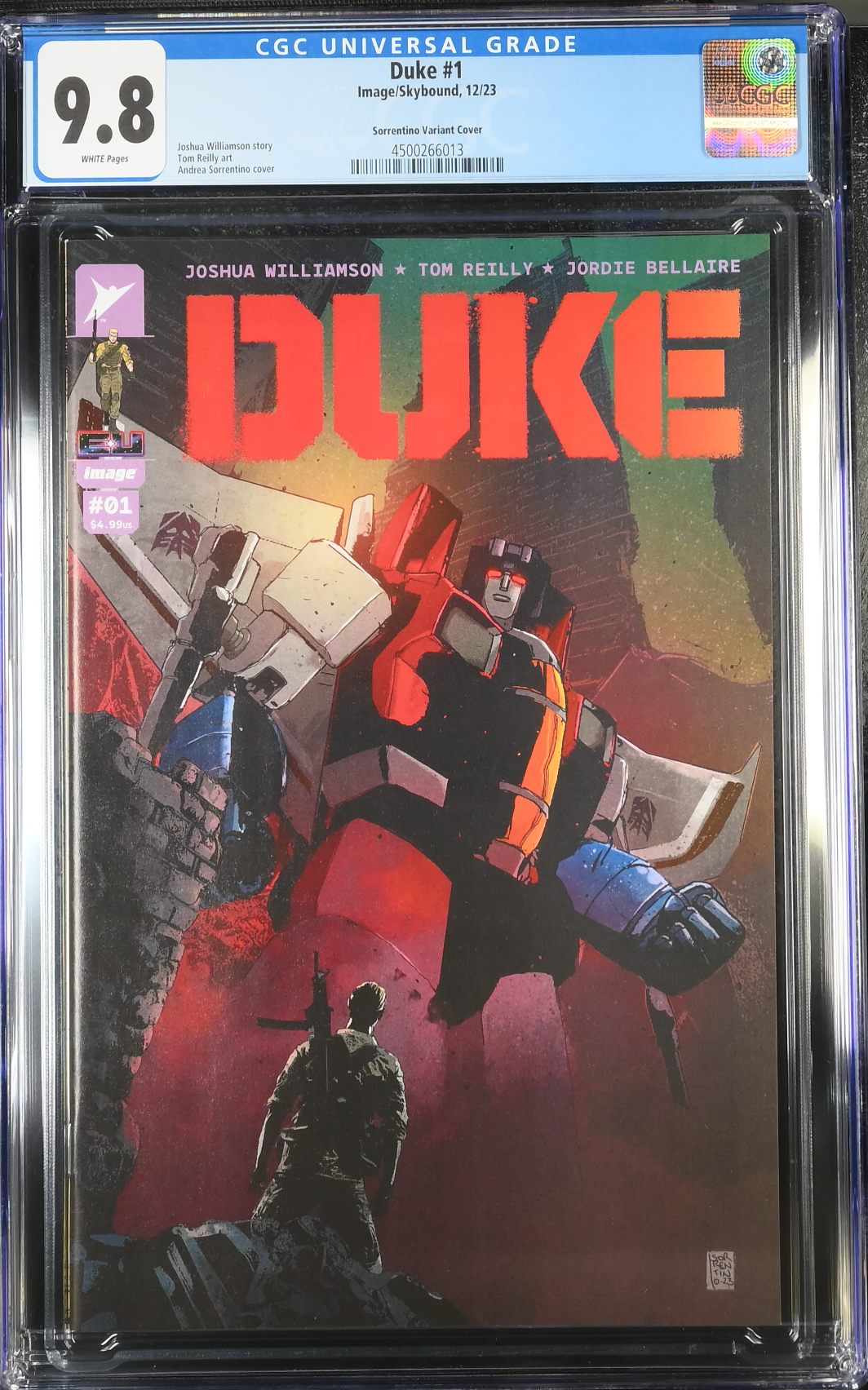 Duke #1 - Cover E - Sorrentino 1:50 Retailer Incentive Variant CGC 9.8