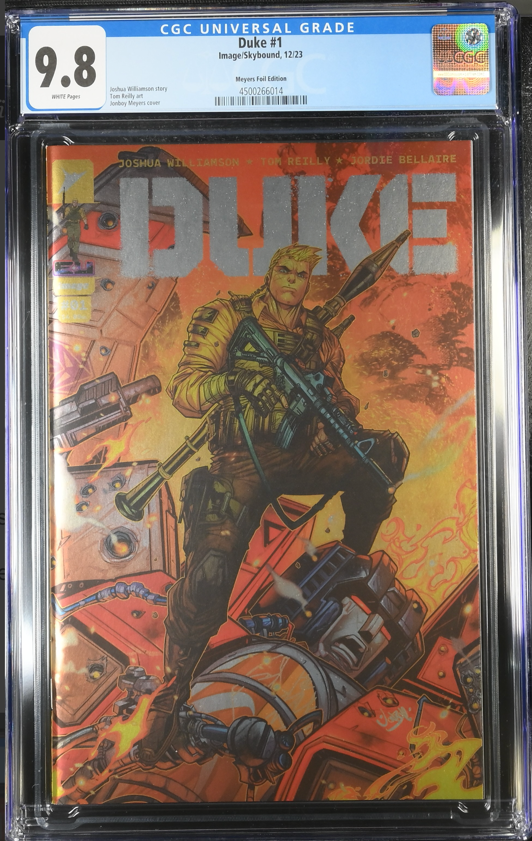 Duke #1 - Cover F - Meyers 1:100 Retailer Incentive Variant CGC 9.8
