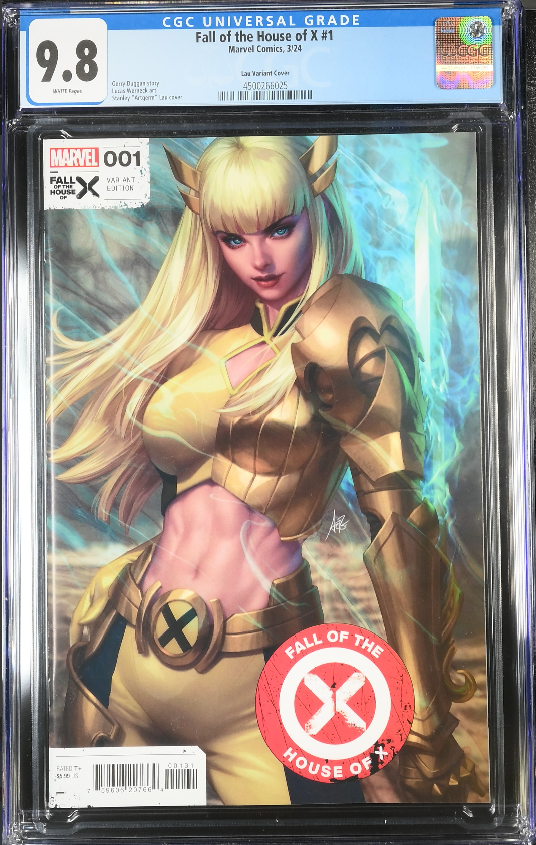 Fall of the House of X #1 Artgerm Magik Variant CGC 9.8