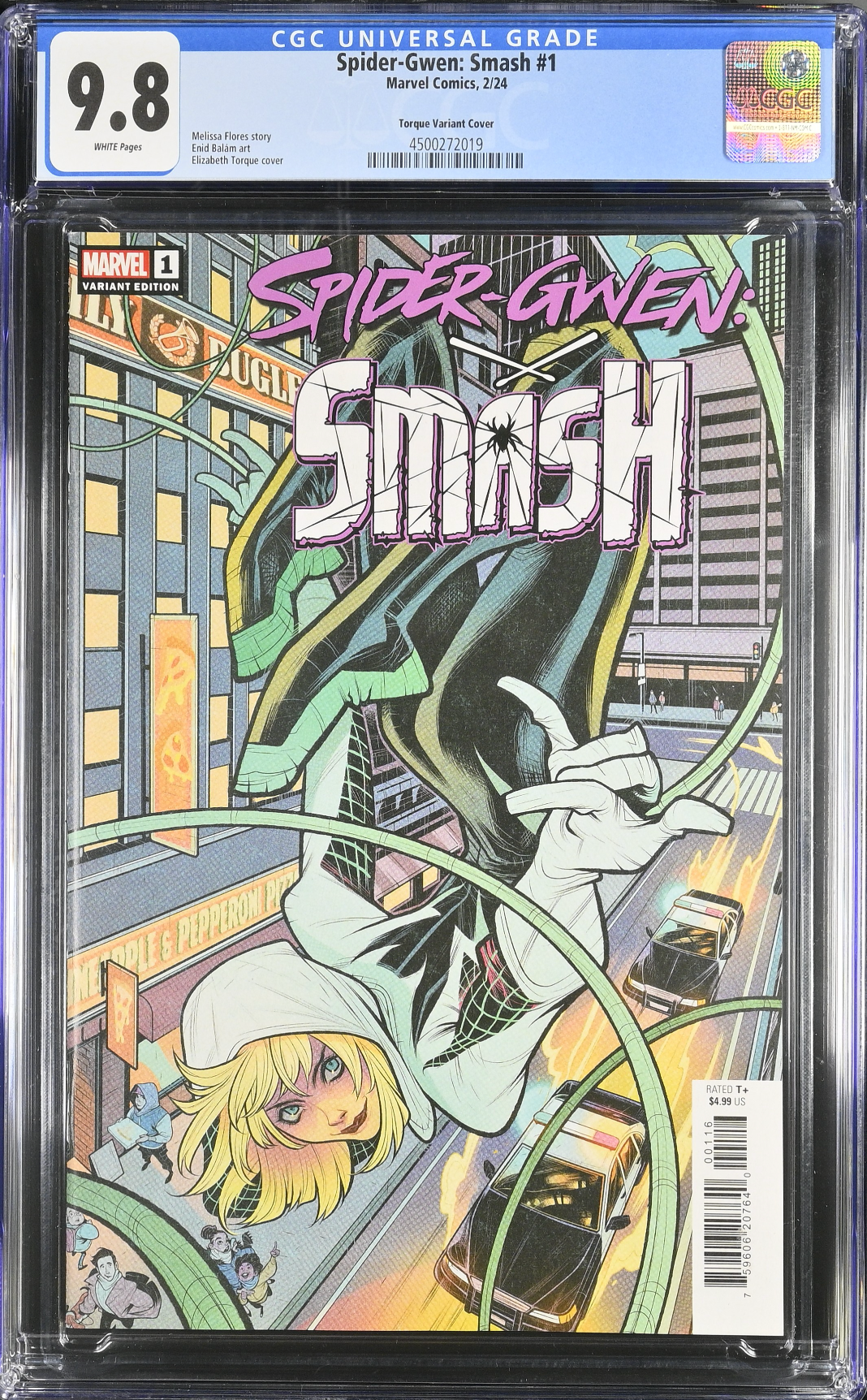 Spider-Gwen: Smash #1 Torque 1:25 Retailer Incentive Variant CGC 9.8