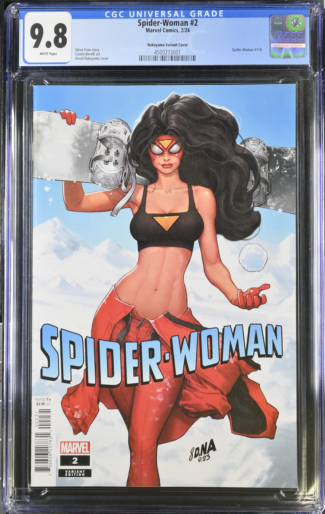 Spider-Woman #2 Nakayama Ski Chalet Variant CGC 9.8