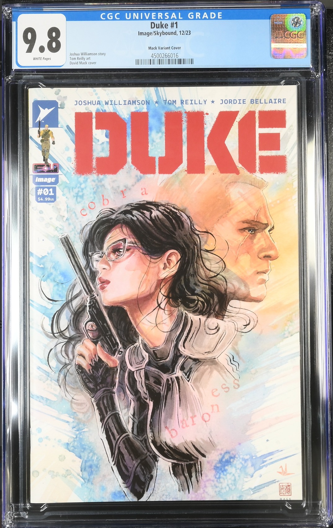Duke #1 - Cover H - Mack 1:250 Retailer Incentive Variant CGC 9.8