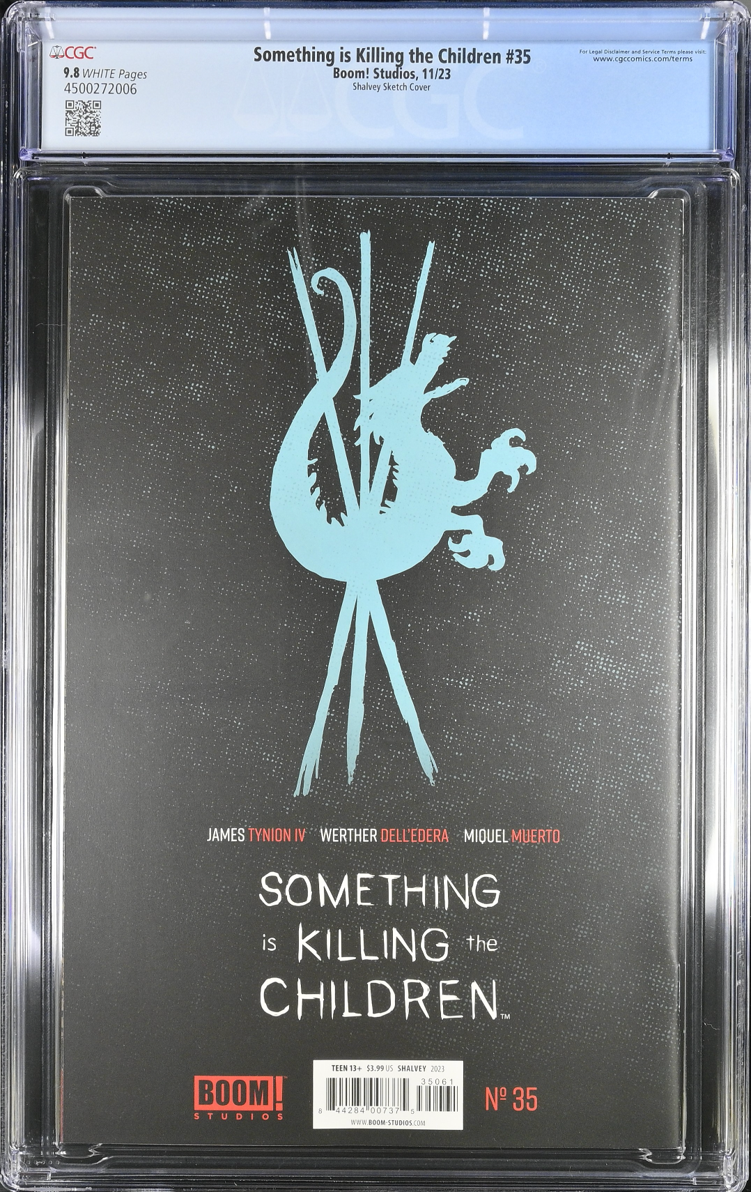 Something is Killing the Children #35 - Cover F - 1:75 Shalvey Virgin Retailer Incentive Variant CGC 9.8