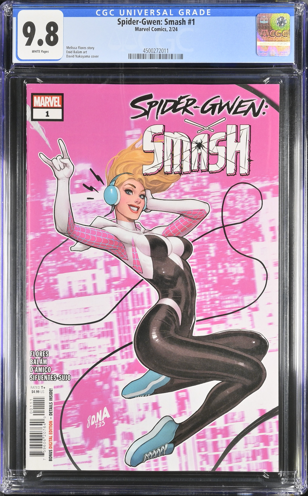 Spider-Gwen: Smash #1 CGC 9.8