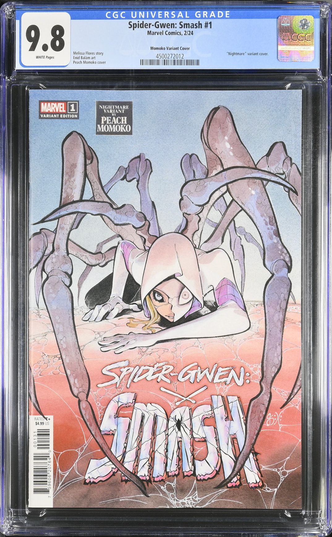 Spider-Gwen: Smash #1 Momoko Nightmare Variant CGC 9.8
