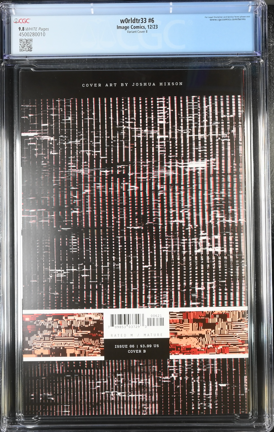 W0rldtr33 #6 Hixson Variant CGC 9.8