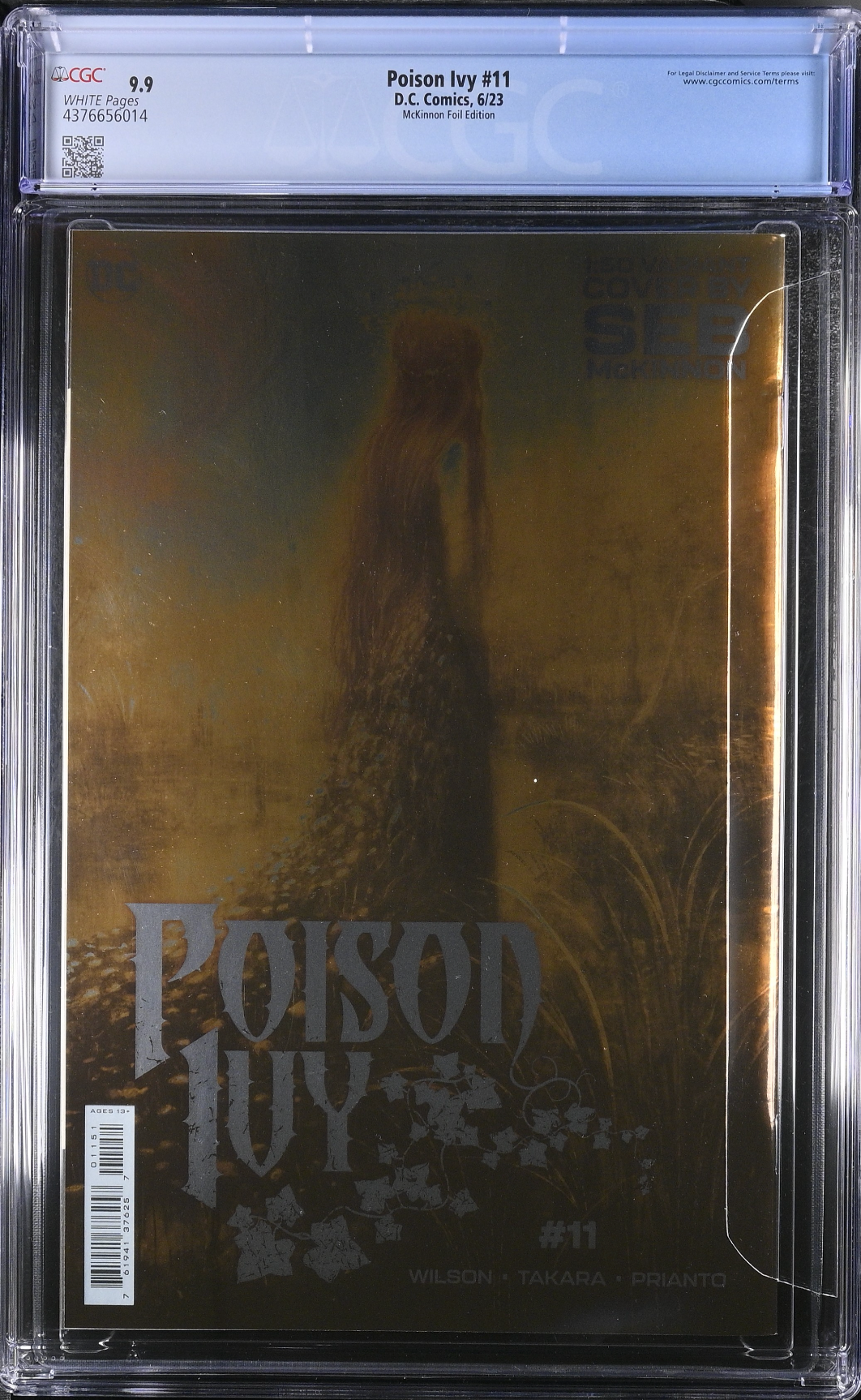 Poison Ivy #11 McKinnon 1:50 Foil Retailer Incentive Variant CGC 9.9