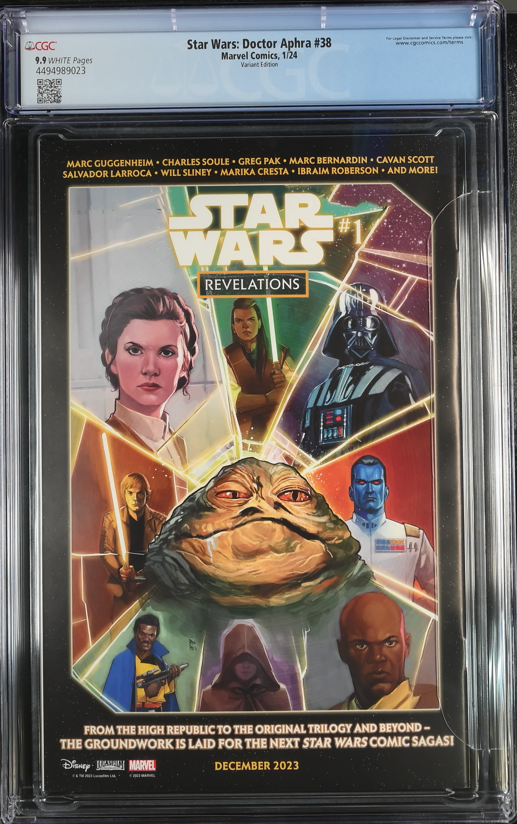 Star Wars: Doctor Aphra #38 Reis Variant CGC 9.9