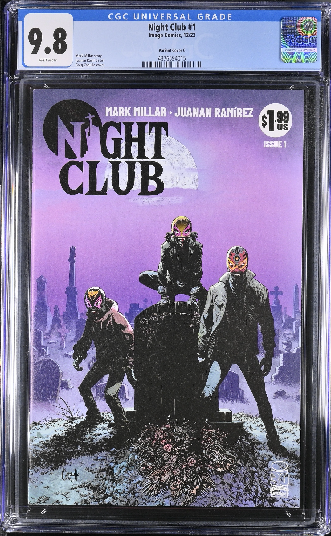 Night Club #1 Capullo Variant CGC 9.8