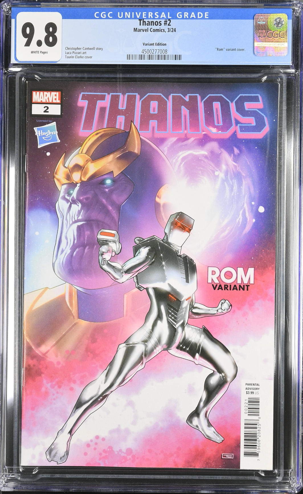 Thanos #2 Clarke Variant CGC 9.8