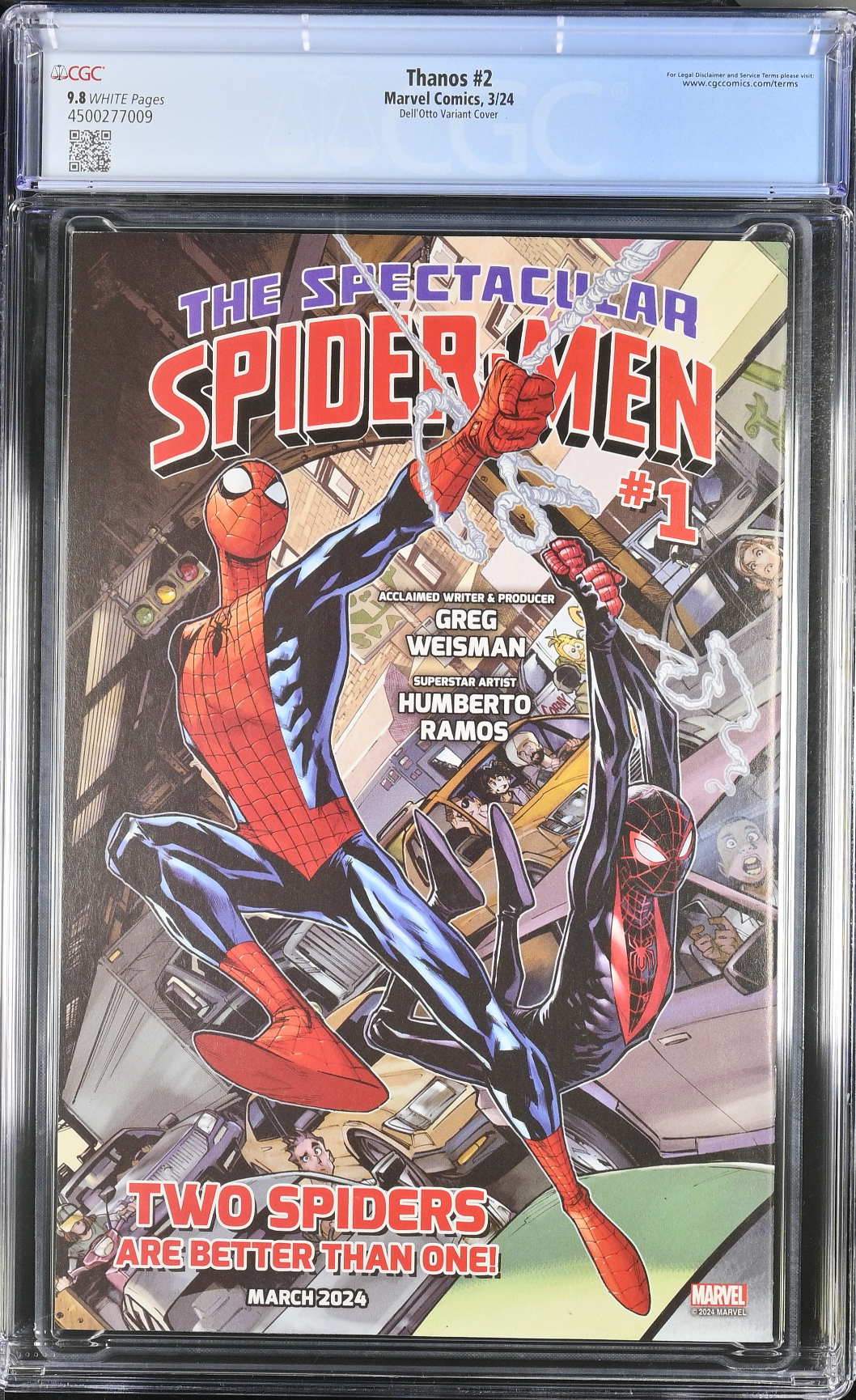 Thanos #2 Dell'Otto 1:25 Retailer Incentive Variant CGC 9.8