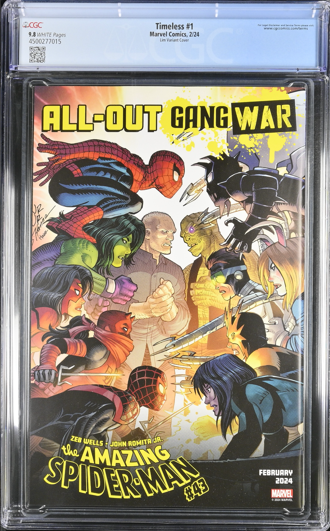 Timeless #1 Lim Variant CGC 9.8