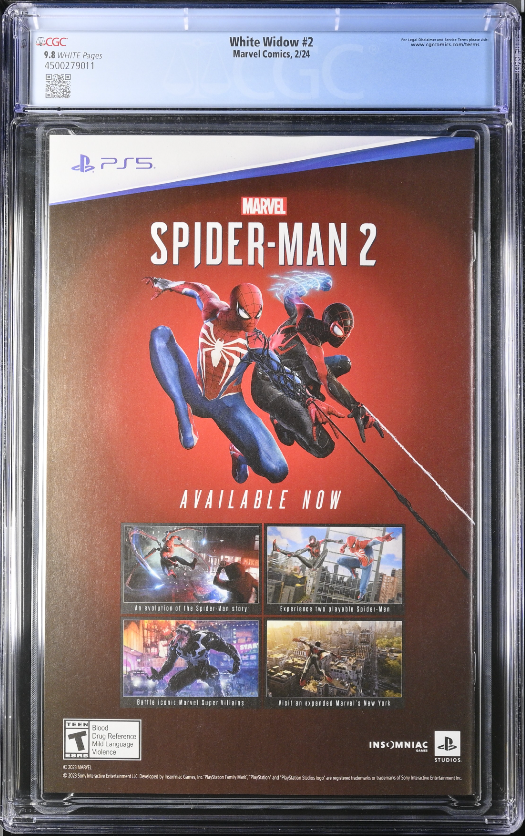 White Widow #2 CGC 9.8