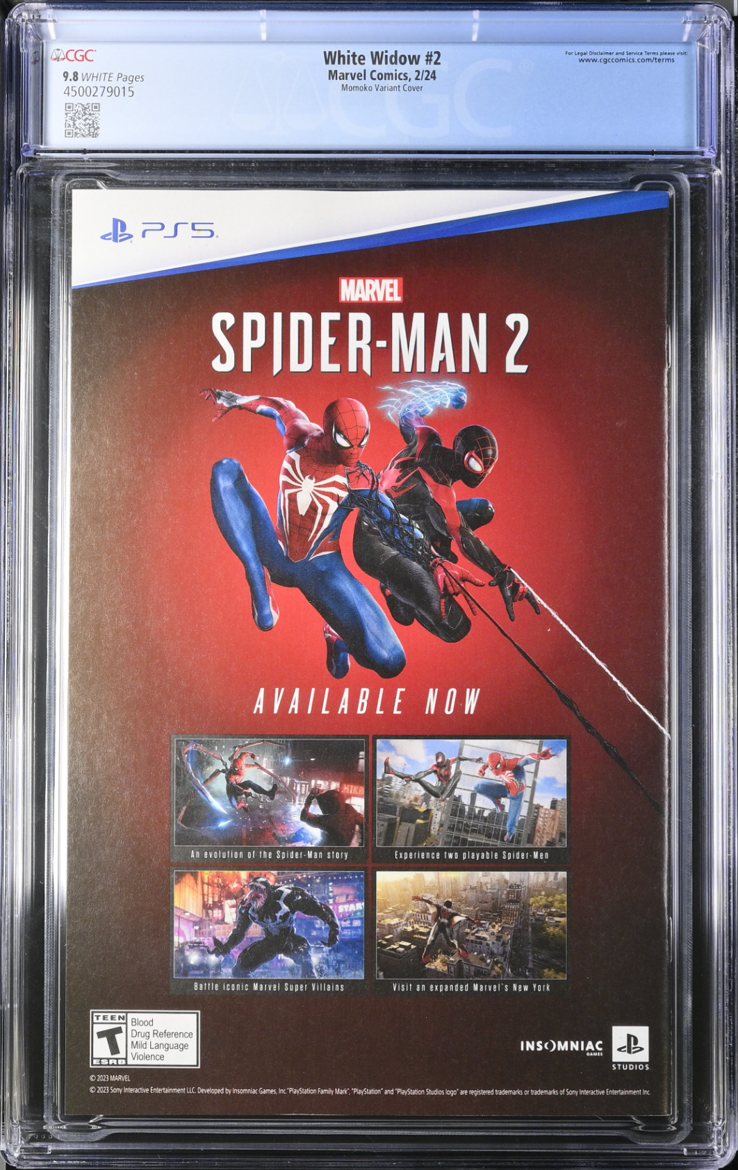 White Widow #2 Momoko 1:50 Retailer Incentive Variant CGC 9.8