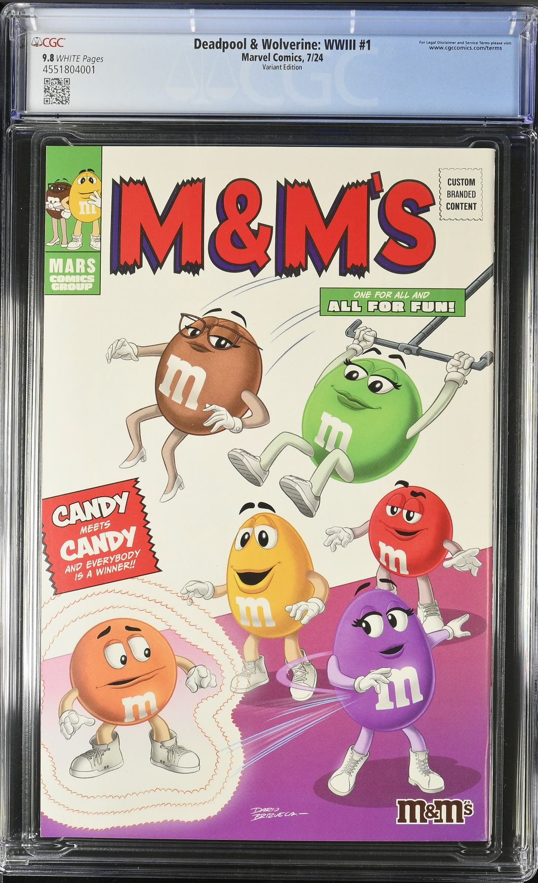 Deadpool & Wolverine: WWIII #1 Dell'Otto Variant CGC 9.8