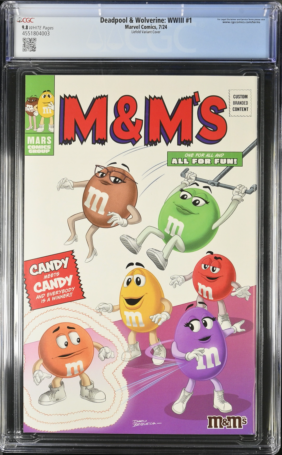 Deadpool & Wolverine: WWIII #1 Liefeld Variant CGC 9.8