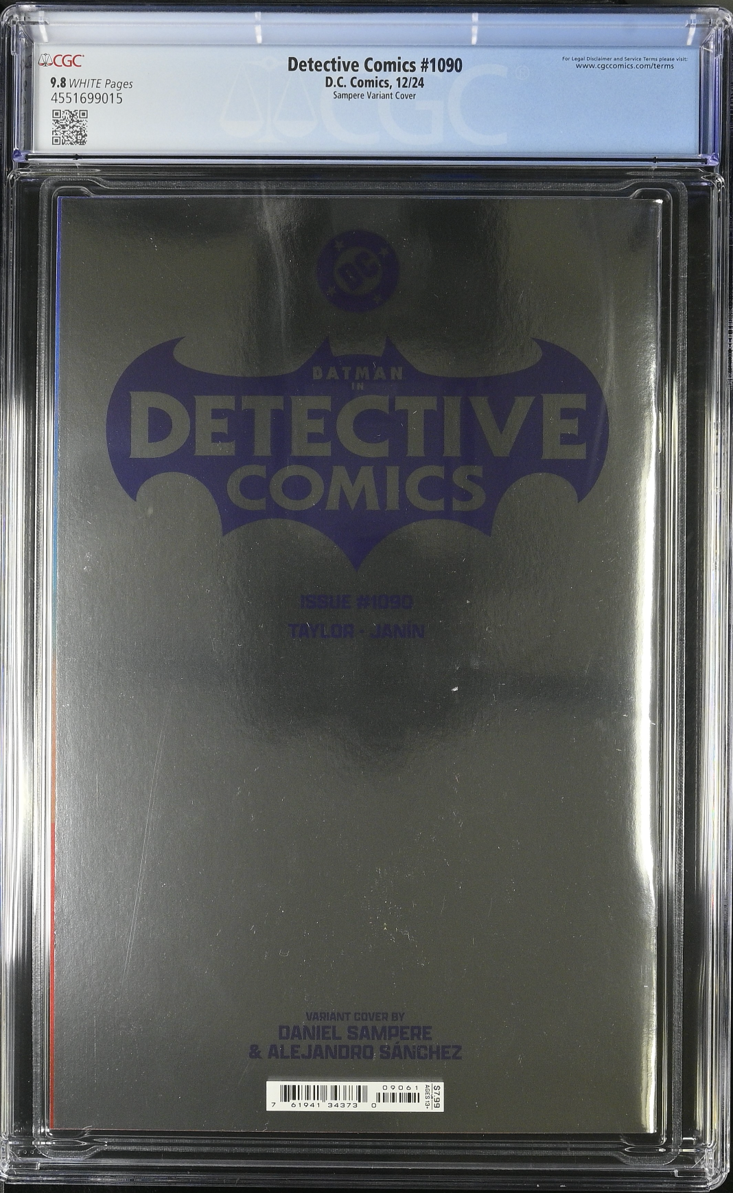 Detective Comics #1090 Sampere Foil Variant CGC 9.8