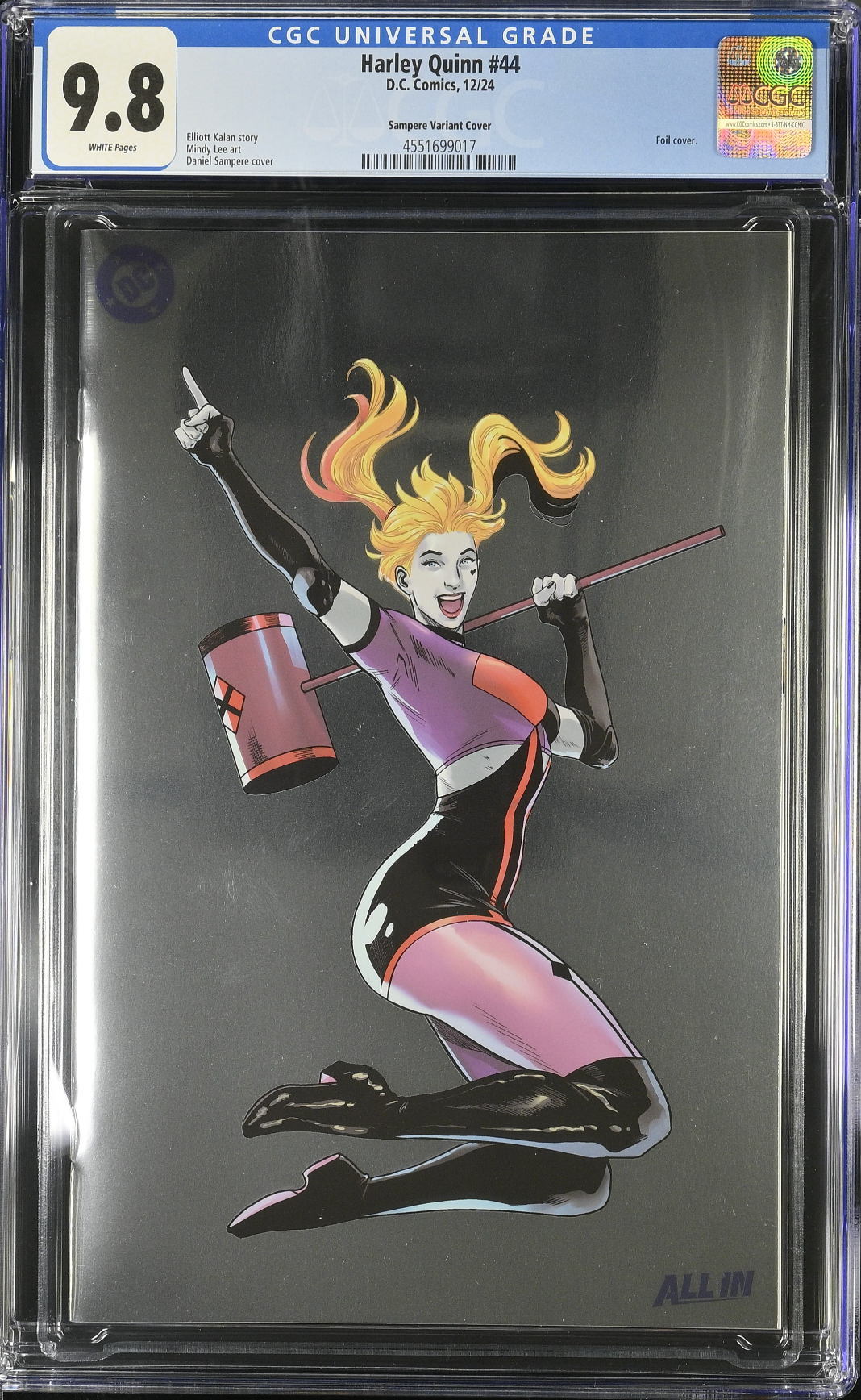 Harley Quinn #44 Sampere Foil Variant CGC 9.8