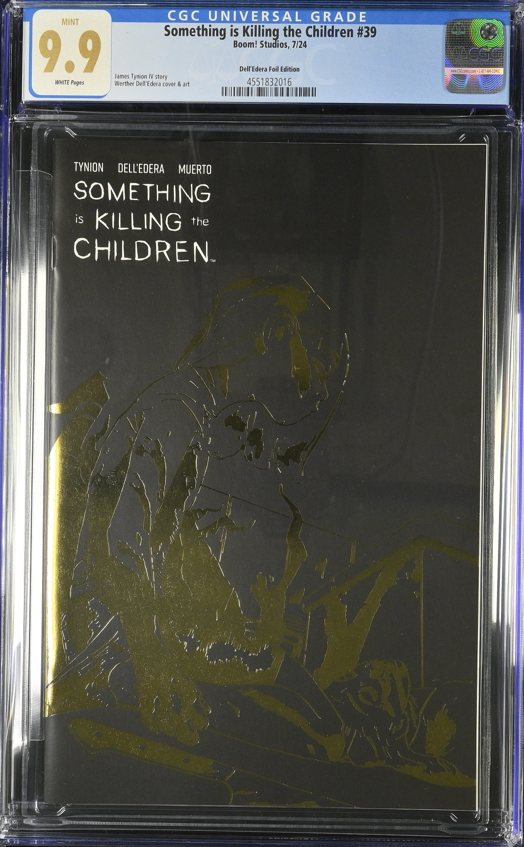 Something is Killing the Children #39 Dell'Edera 5 Year Foil Variant CGC 9.9