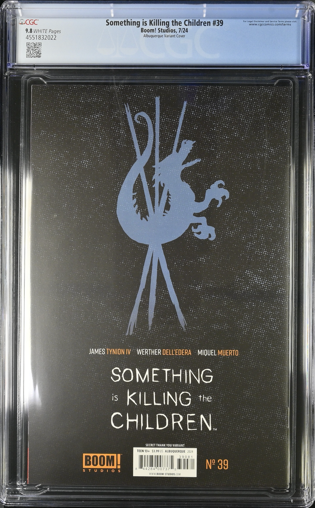 Something is Killing the Children #39 Albuquerque "Thank You" Variant CGC 9.8
