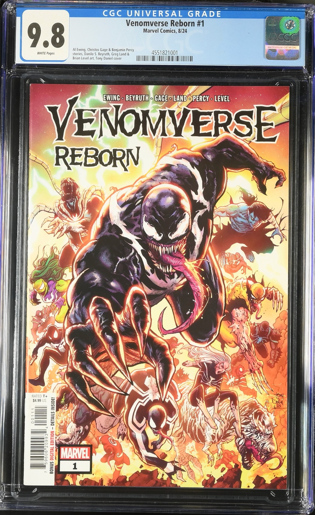 Venomverse Reborn #1 CGC 9.8