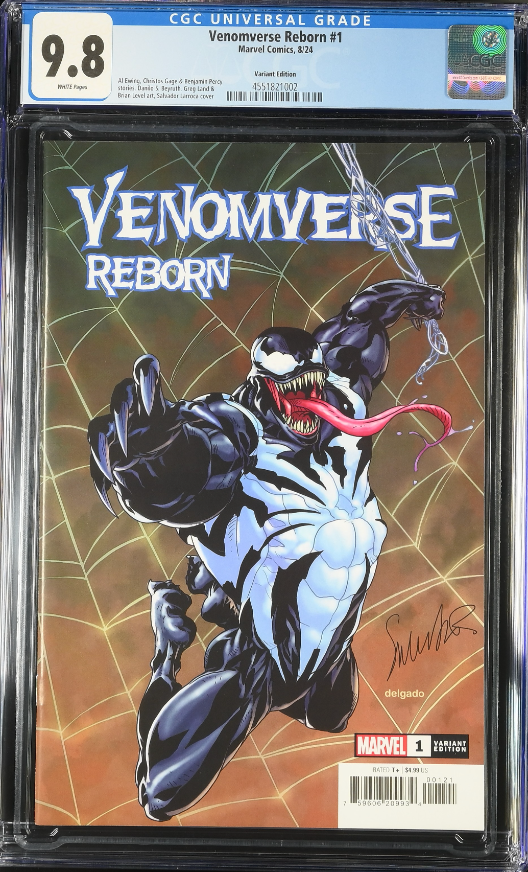 Venomverse Reborn #1 Larroca Variant CGC 9.8