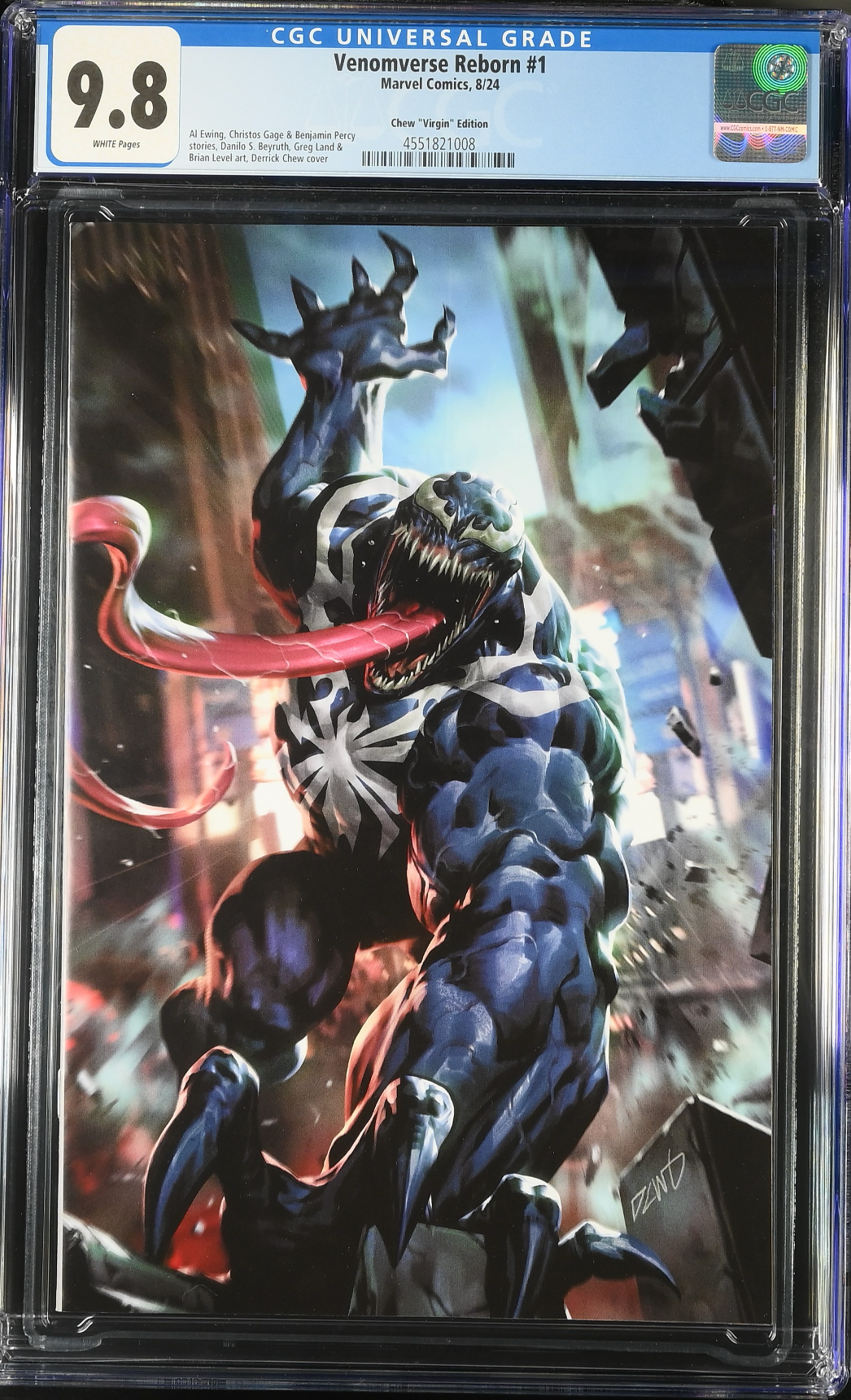 Venomverse Reborn #1 Chew 1:100 Virgin Retailer Incentive Variant CGC 9.8