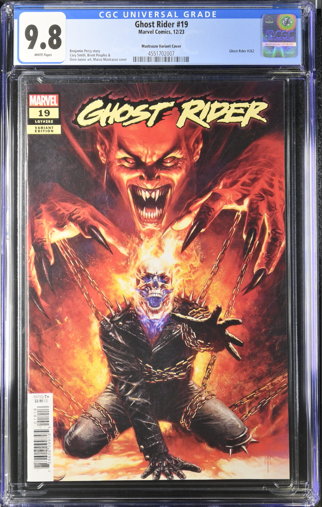 Ghost Rider #19 Mastrazzo 1:25 Retailer Incentive Variant CGC 9.8