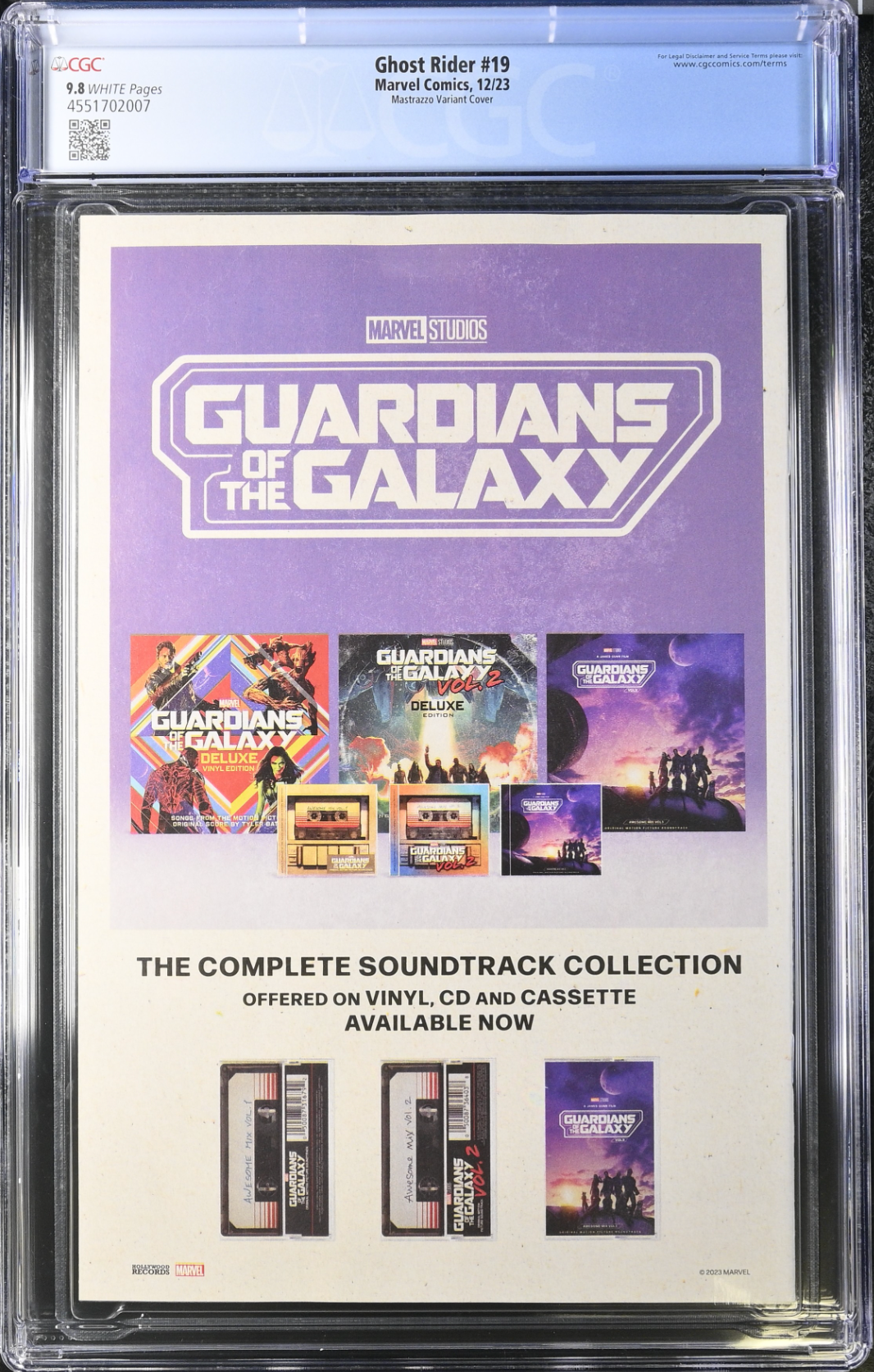 Ghost Rider #19 Mastrazzo 1:25 Retailer Incentive Variant CGC 9.8