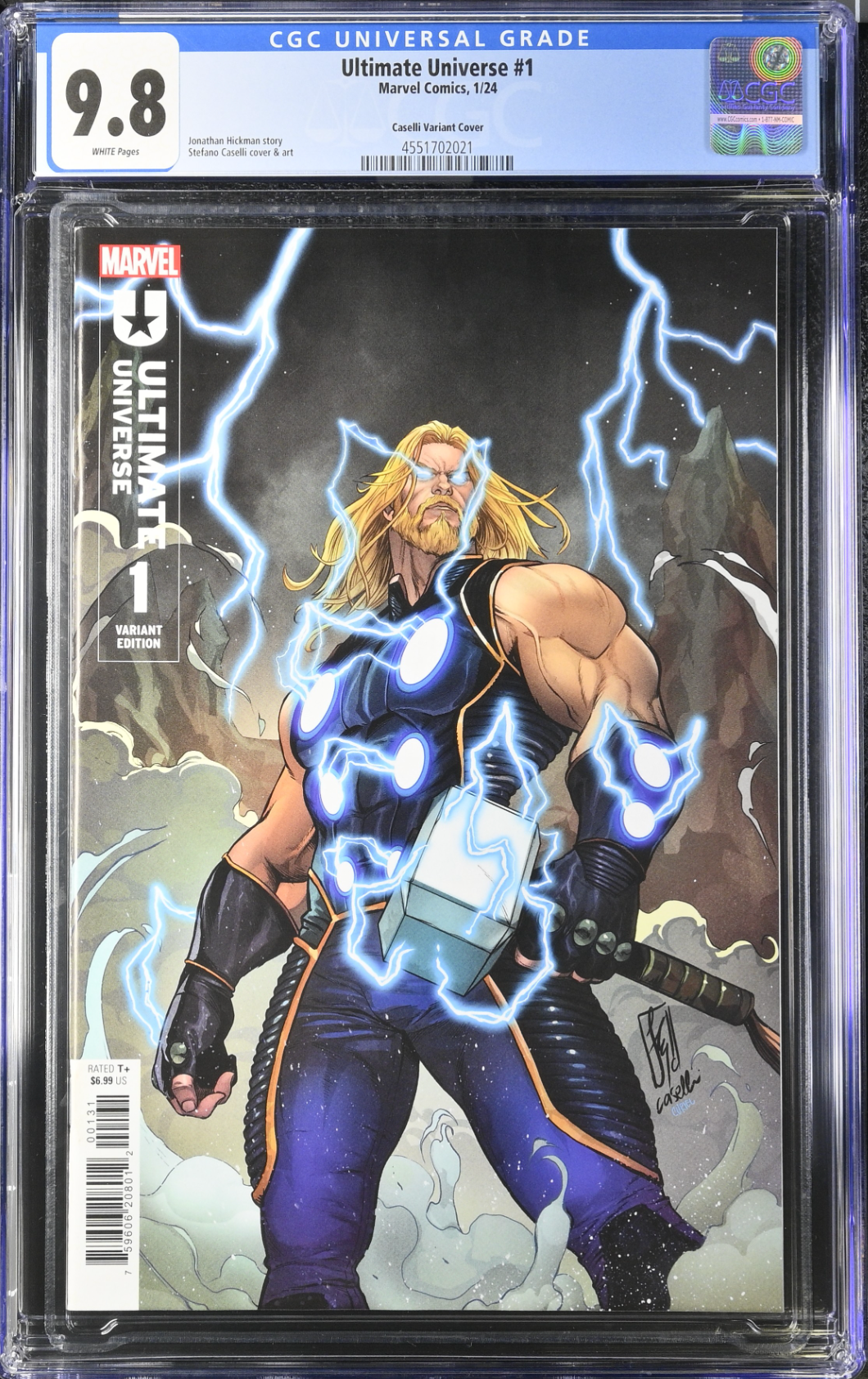 Ultimate Universe #1 Caselli Variant CGC 9.8