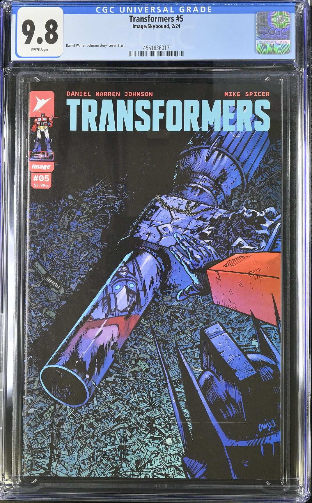 Transformers #5 CGC 9.8